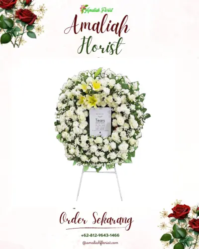 Krans Bunga Duka Cita di Oebufu